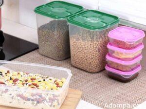 17-piece Plastic Food Storage Containers set